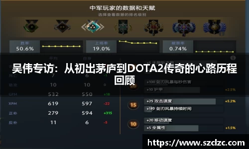 吴伟专访：从初出茅庐到DOTA2传奇的心路历程回顾
