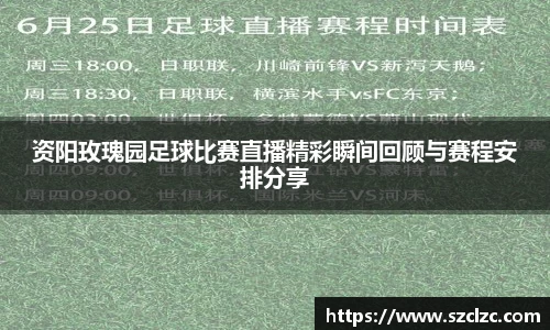 资阳玫瑰园足球比赛直播精彩瞬间回顾与赛程安排分享